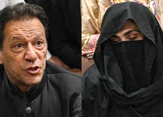 Imran Khan and Bushra bibi