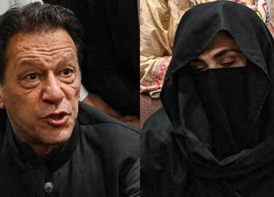 Imran khan and Bushra